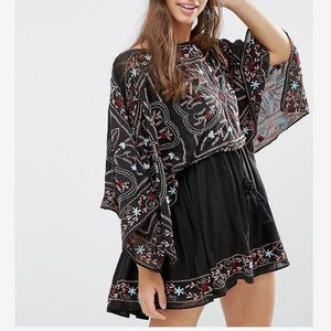 🖤Last Chance🖤 Free People embroidered mini dress